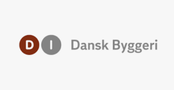 Logo for DI Dansk Byggeri, et kvalitetssymbol der understreger vores malerfirmas fokus på professionelt håndværk
